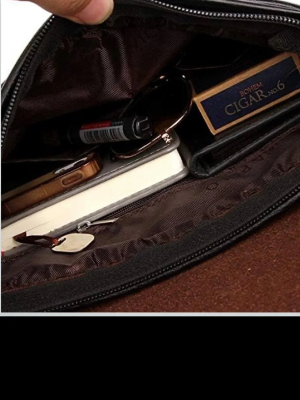 POLO VICUNA LETHER Messenger Bag for Men - Classic Crossbody